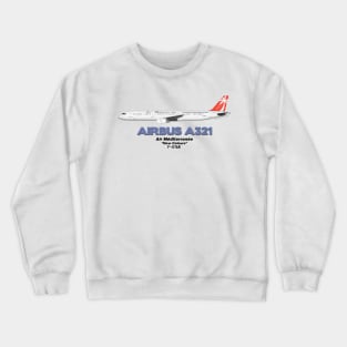 Airbus A321 - Air Méditerranée "New Colours" Crewneck Sweatshirt